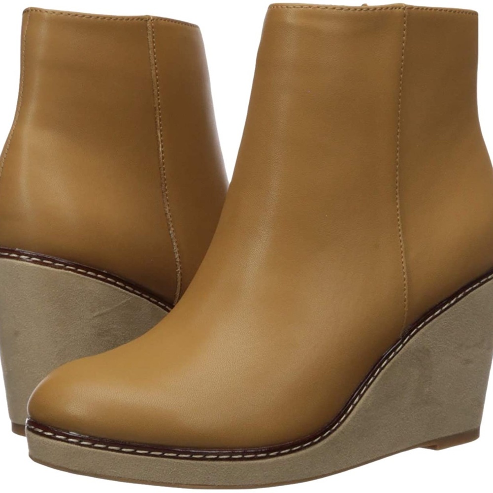 Kensie Wedge Bootie with side zipper